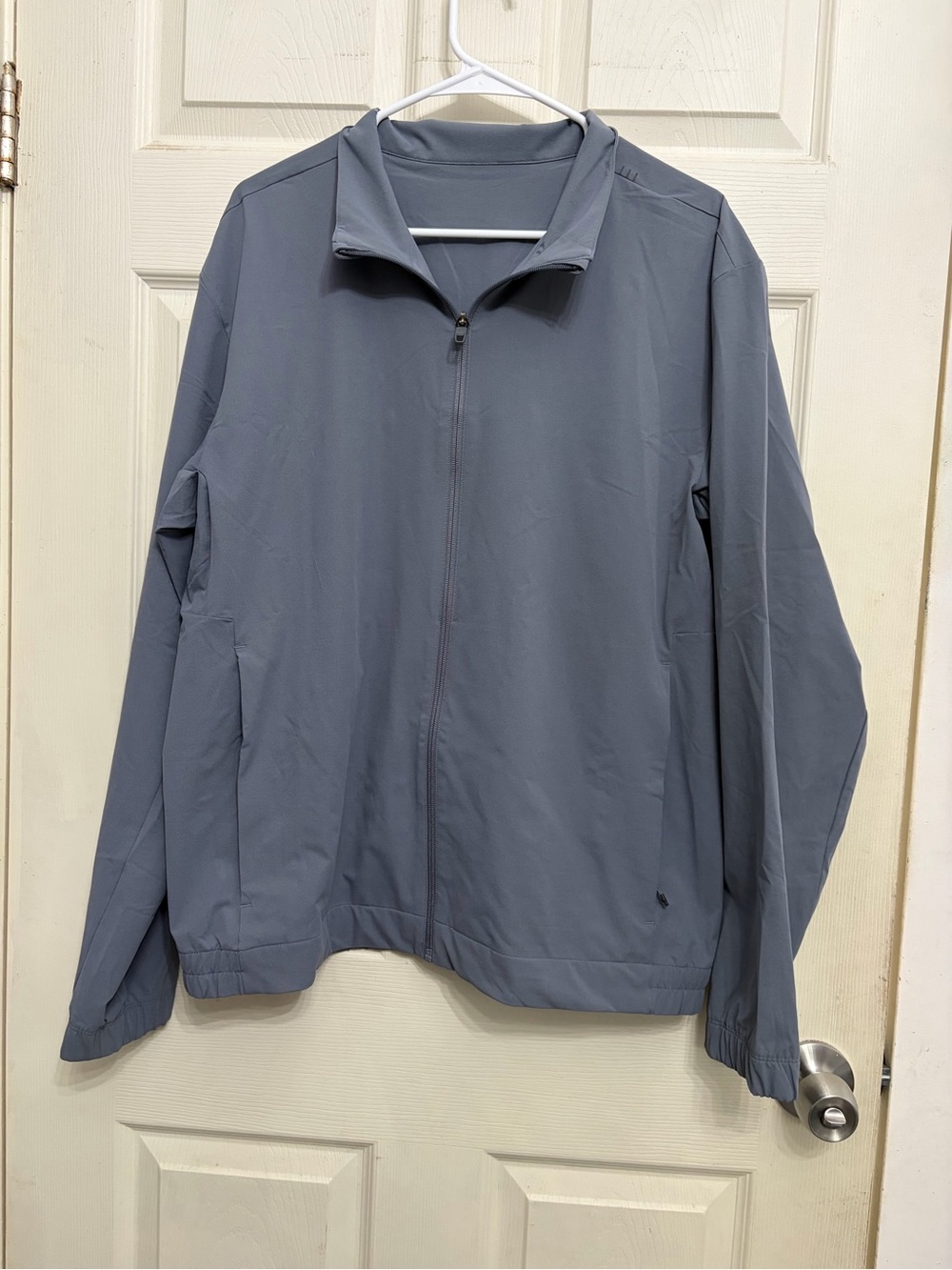 lululemon athletica Men's Bomber Jacket in Slate Blue